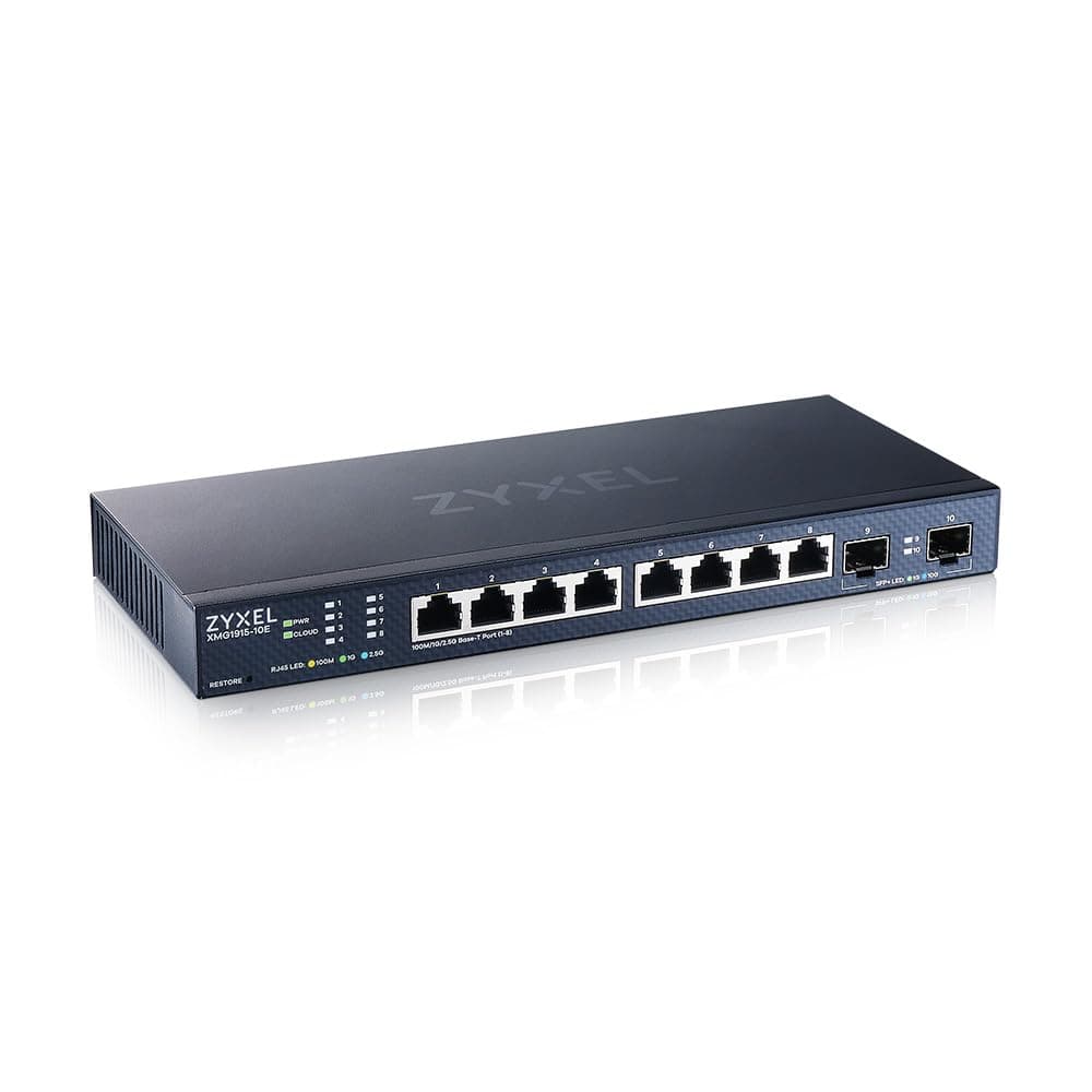 Zyxel XMG1915-10E 8 puertos 2.5GbE Managed Switch con 2 SFP+ XMG1915-10E-EU0101F