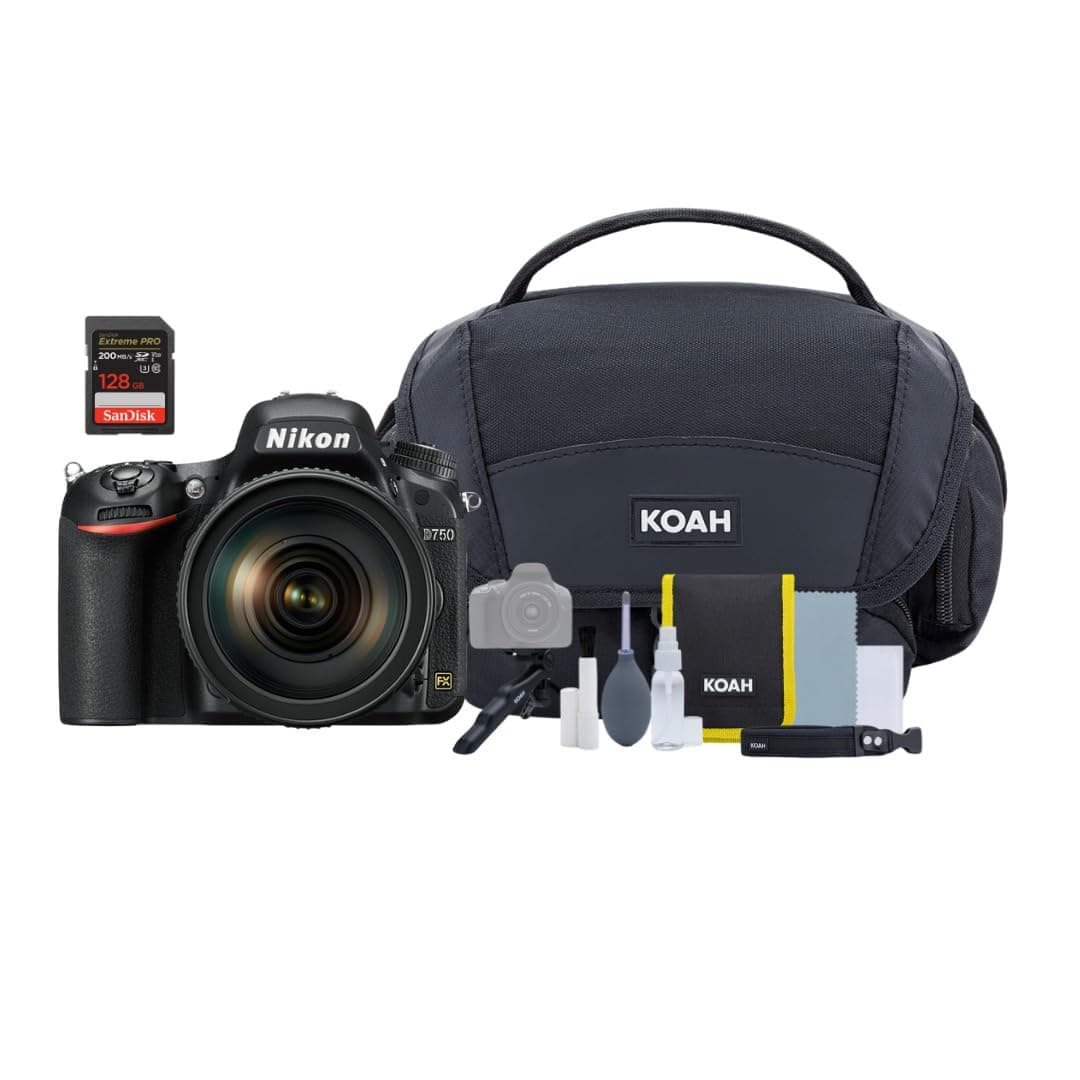 Nikon D7500 DSLR con lente 18-140mm + SD 128GB Extreme Pro y bolso kit 1582_K1