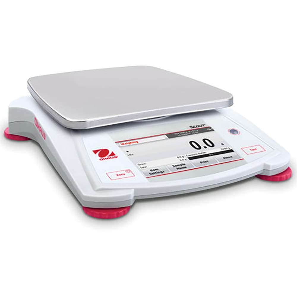 Ohaus STX1202 Scout Balanza analítica touchscreen 1200 g x 0.01 g