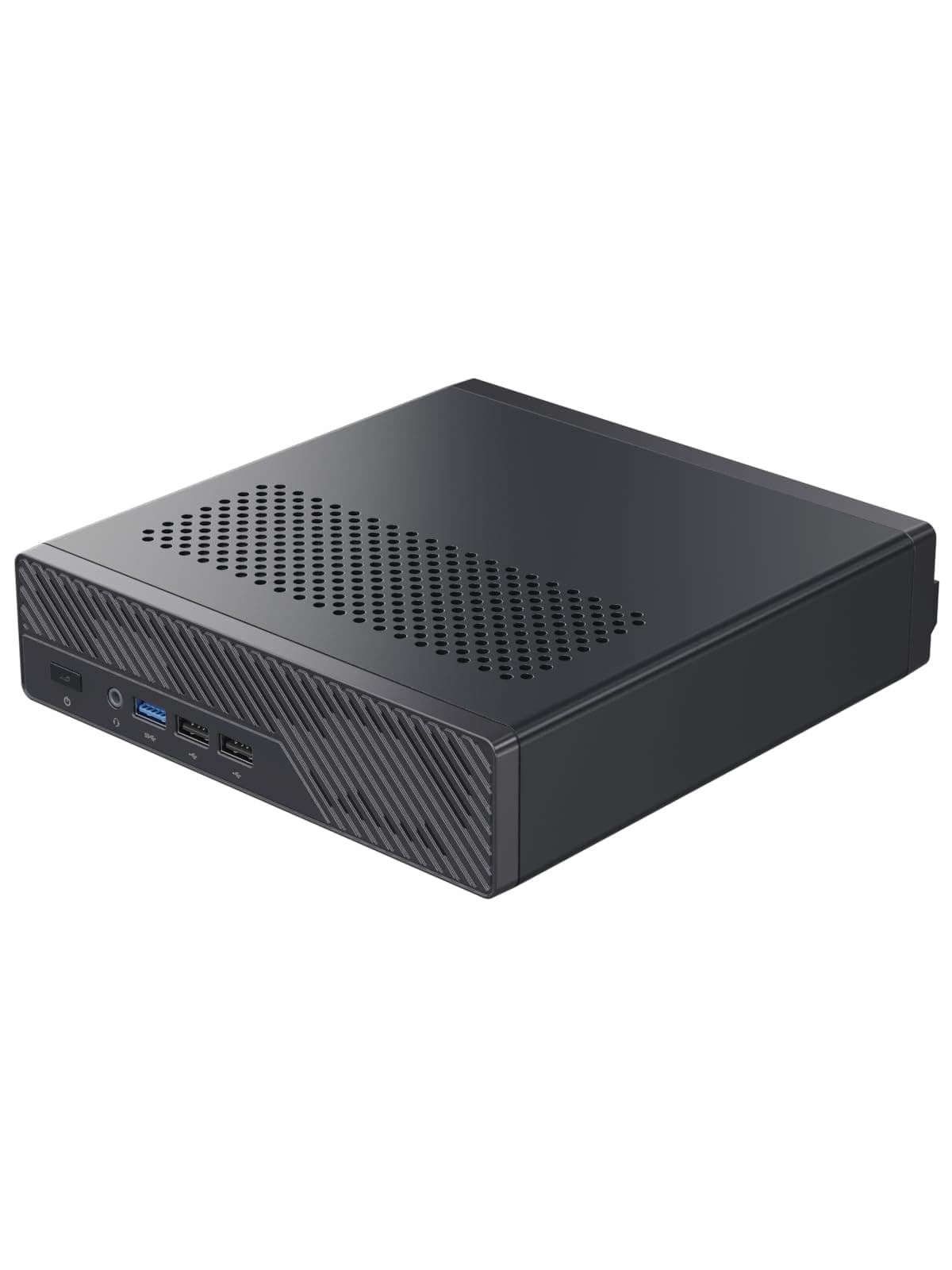 MINISFORUM MS-R1 Estación de Trabajo Mini ARM con Arranque UEFI CIX CP8180 (12C/12T, hasta 2.6 GHz), 45 Tops, 64 GB ECC LPDDR5 SIN SSD Mini PC, Ranura PCIe x16,2x LAN 10 GbE, HDMI/2x USB-C Triple Pantalla, VM y Docker DeskMini