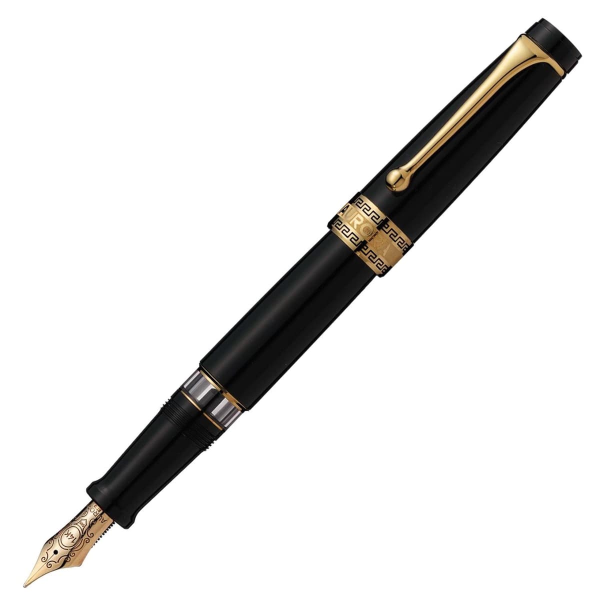 Aurora 997-NF Optima Nero GT Pluma Fuente, Punto Fino F