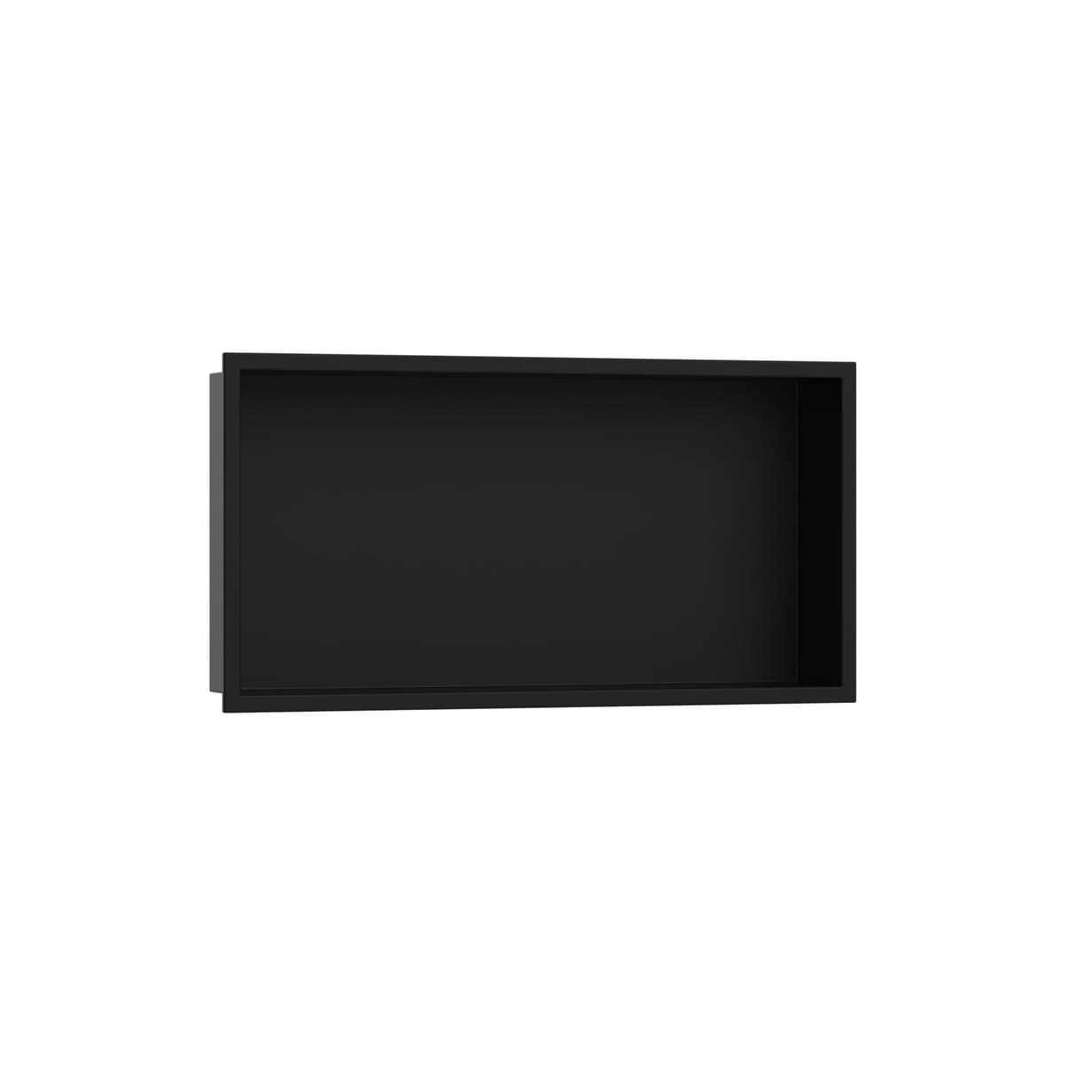 hansgrohe XtraStoris Original Nicho Empotrado 12"x24"x4" Marco Integrado Negro Mate 56064670