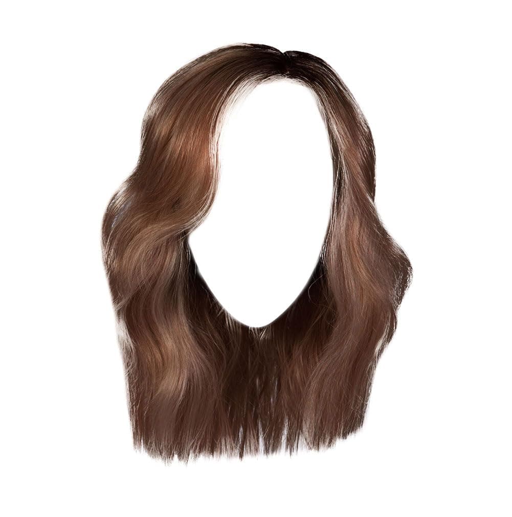 Hair u wear Raquel Welch Big Spender Wig Largo Hombros con Olas Tumbled, RL6/8 Dark Chocolate