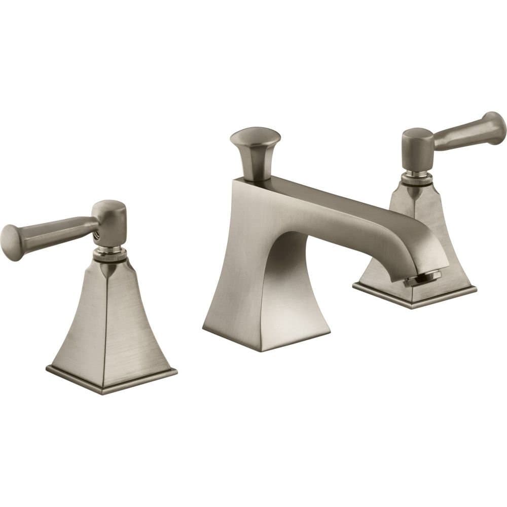 KOHLER Memoirs K-454-4S-BV Widespread Lavatory Faucet - Vibrant Brushed Bronze