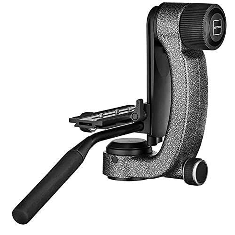 Cabezal Gimbal Fluido Gitzo, Cabezal Gimbal con Cartucho Fluido, con Whip-Pan para Control de Movimiento, Compatible con Trípodes Systematic y Mountaineer, para Fotógrafos y Videógrafos GHFG1