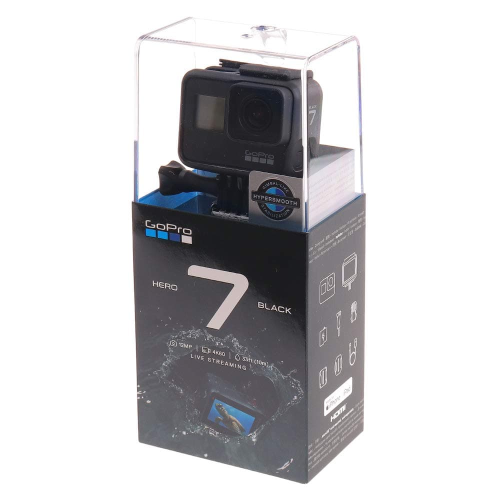 GoPro HERO7 Black Cámara 4K (CHDHX-701-FW) - Versión Japón CHDHX-111-CN