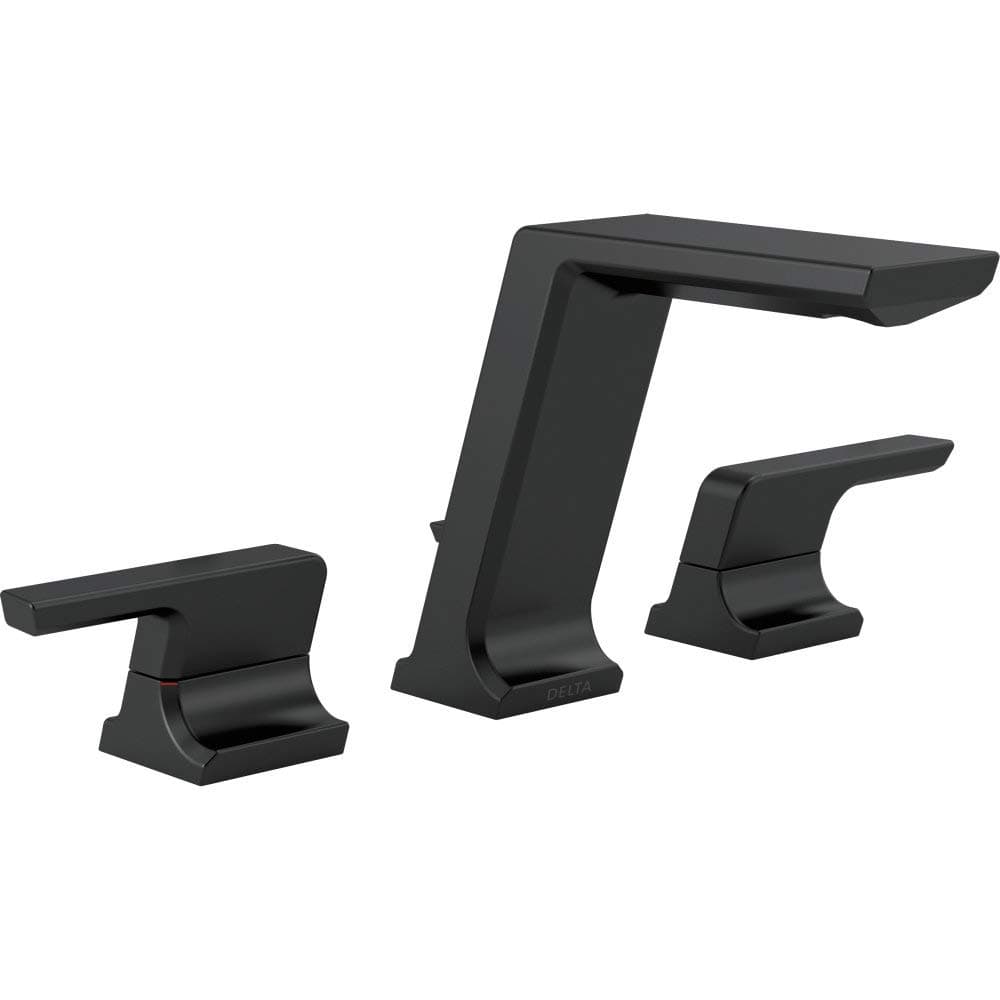 Delta 3599LF-BLMPU Pivotal Grifería para lavabo 3 orificios 8" (widespread), negro