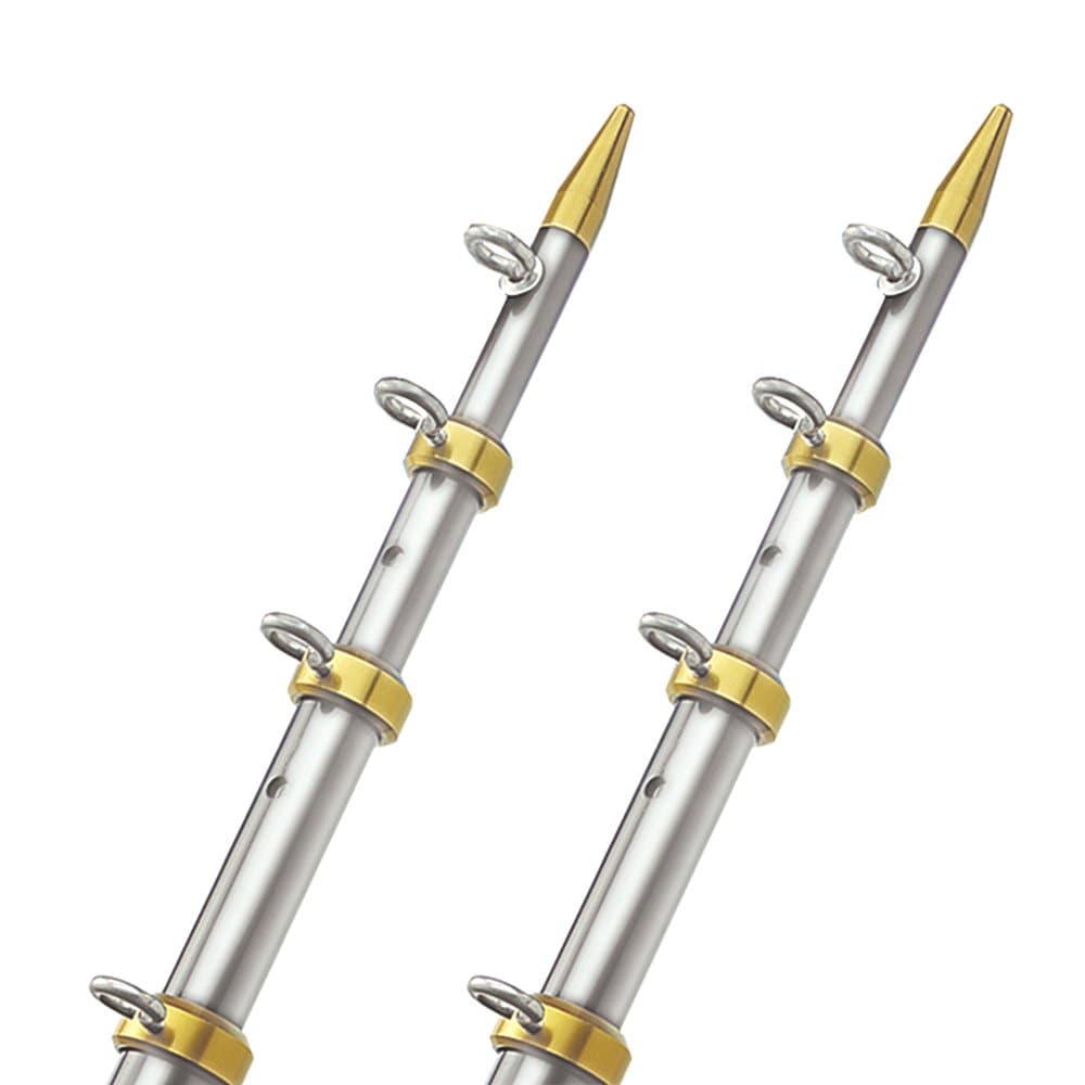 TACO Marine OT-0441VEL15 pértiga tele-outrigger aluminio 1-1/8" x 15'