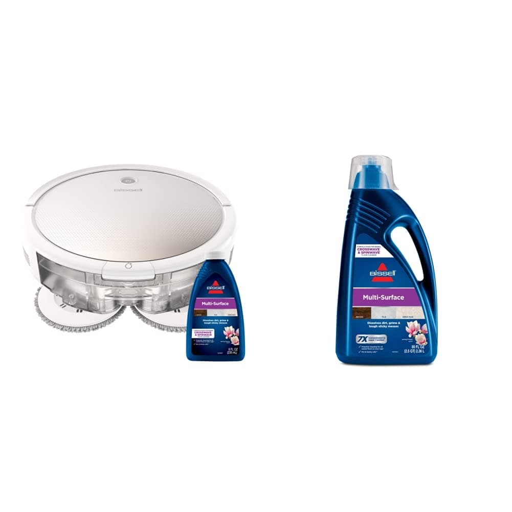 BISSELL SpinWave Pet Robot + 80 oz. Fórmula Multi-Surface
