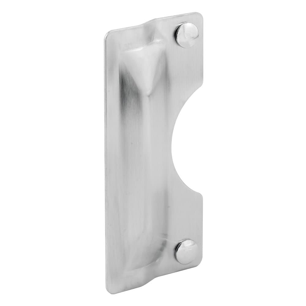 Prime-Line U 9496 Latch Guard Plate Cover - Protector para puertas de apertura exterior, acero inoxidable 3" x 7" (54 Pack) U 9496-CP