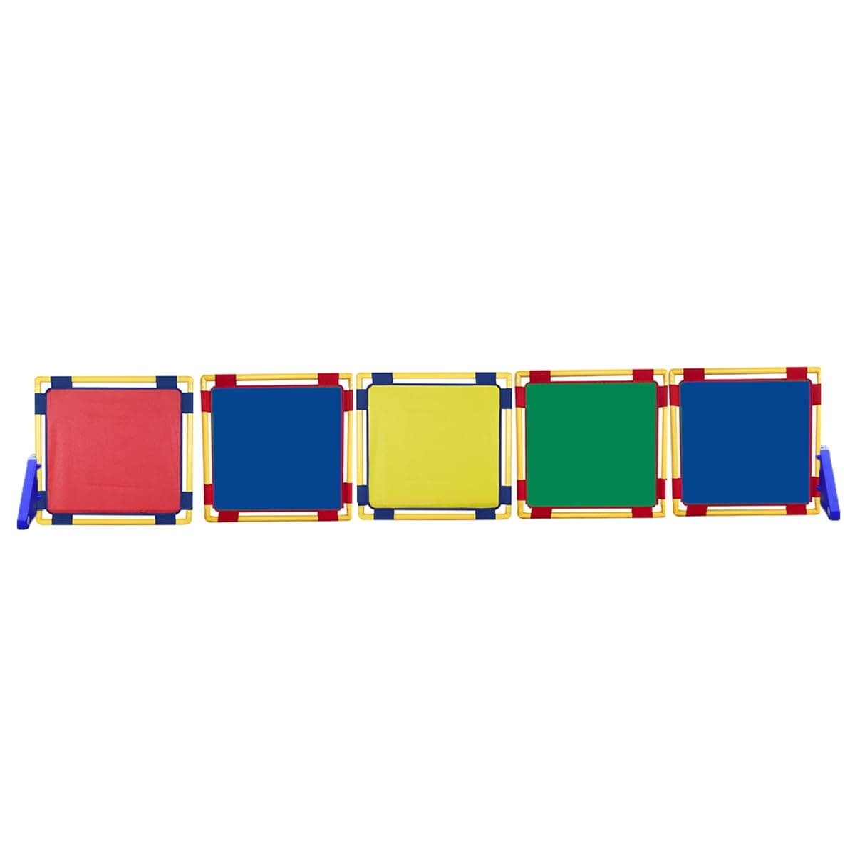 Children's Factory PlayPanel Cuadrado Juego - Set de 5 Paneles Rainbow con Patas Cantiléver, Privacidad para Aula o Habitación CF900-1058