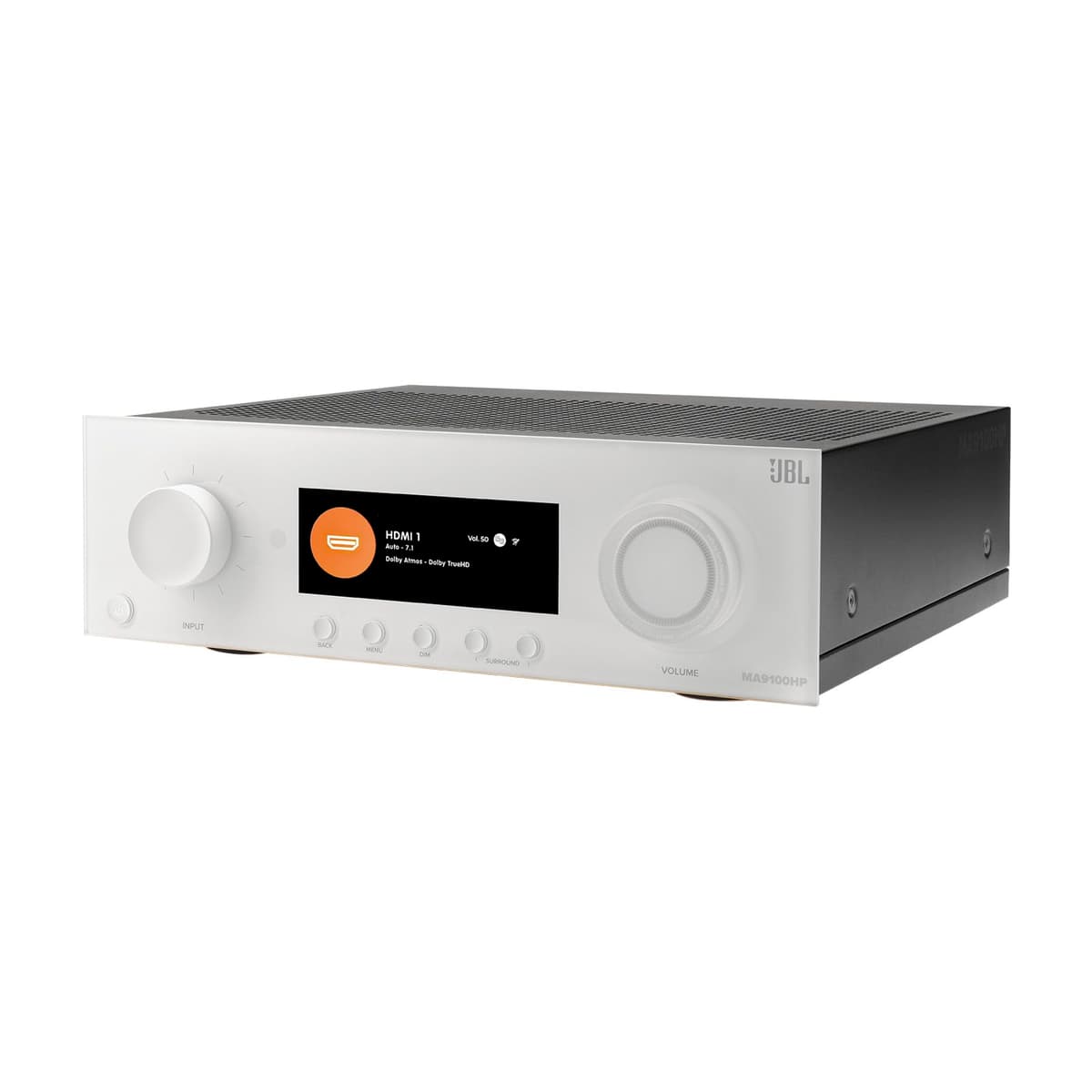JBL MA9100HP Receptor AV de alto rendimiento 9.2 canales (140 vatios x 9) 8K (Blanco) JBLMA9100HPWHTAM