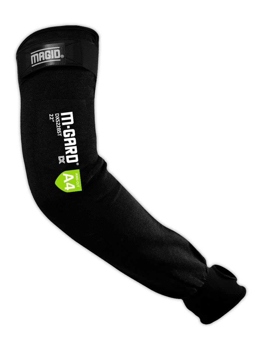 MAGID DXSB22BST Mangas Anticorte A4 22in Negro (60 pares) DXSB22BST-120