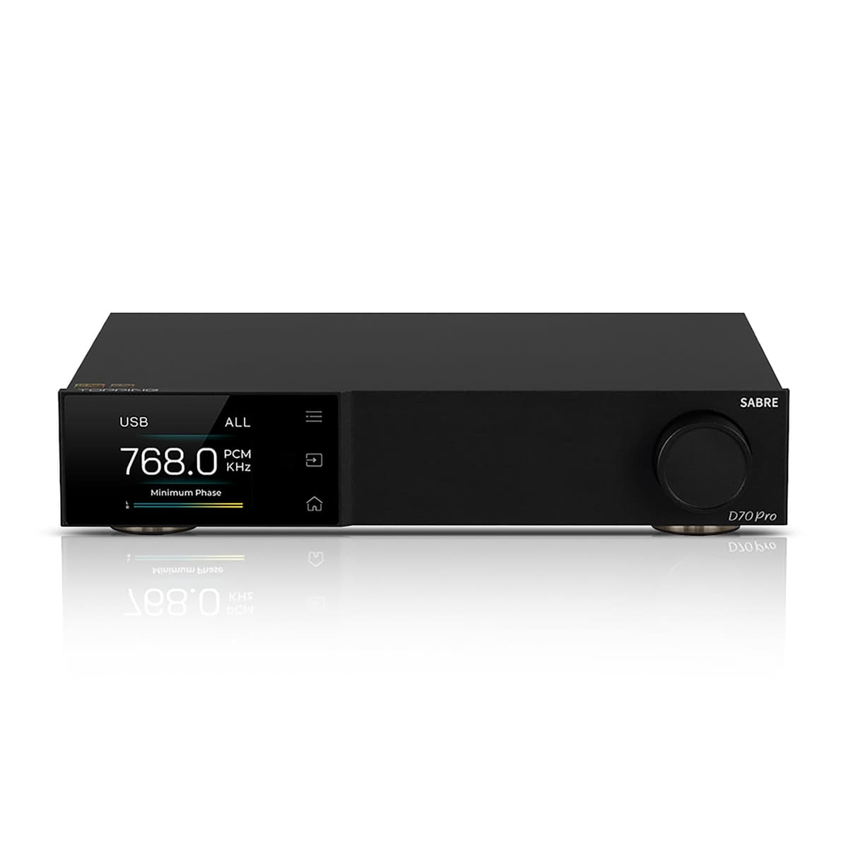 AOSHIDA Topping D70 Pro Sabre ES9039SPro - DAC balanceado con Bluetooth 5.1 (negro) D70Pro SE