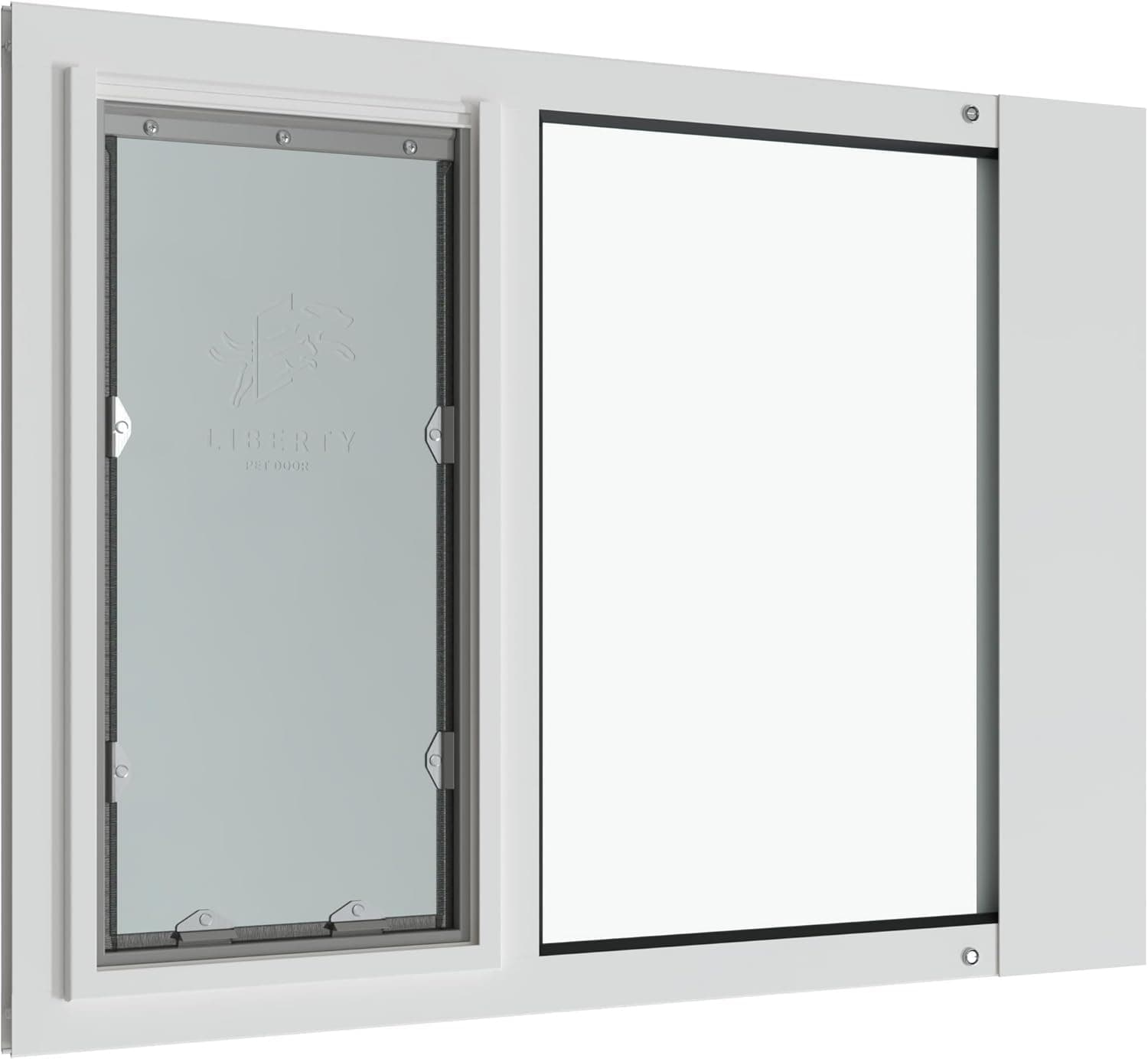 Panel de Puerta para Mascotas Liberty para Ventanas de Guillotina 07LP-A0920-1W-3SD-29.0-30.5