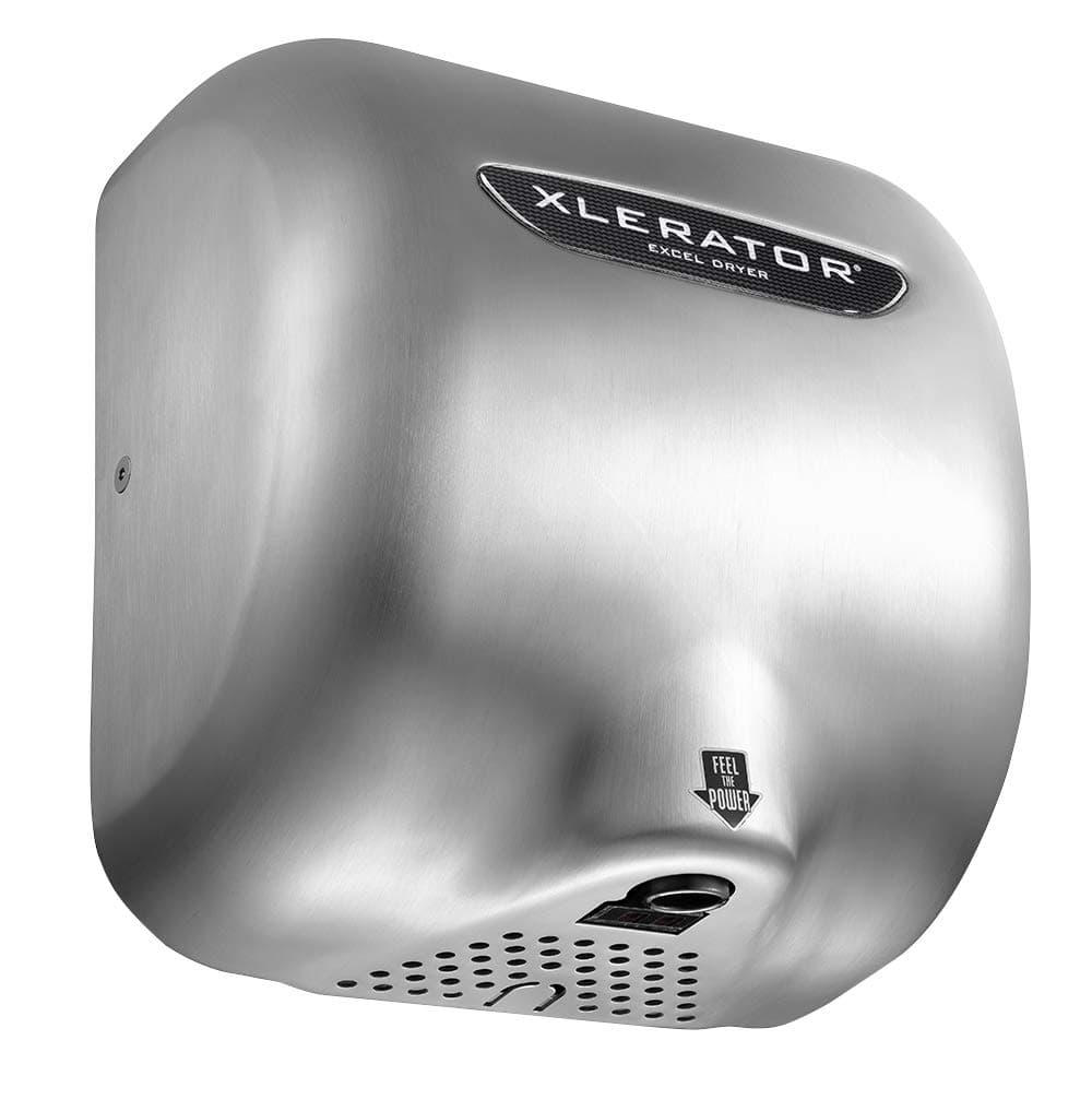 XLERATOR XL-SB8 Secador de manos automático de alta velocidad con cubierta acero inoxidable cepillado, 7.0 A, 208 V 304164