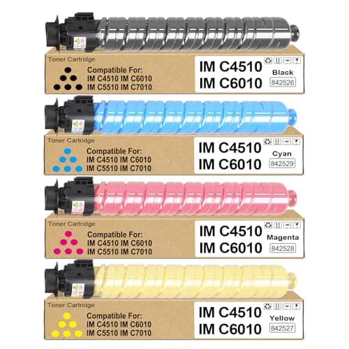 SRITE IM C4510/C6010 - Pack 4 tóners de reemplazo (CMYK) FT20240508