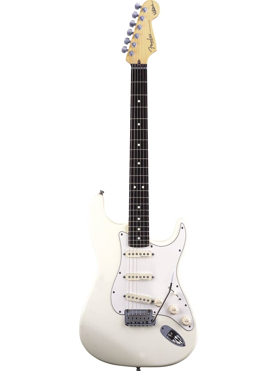 Guitarra eléctrica Fender Jeff Beck Stratocaster, diapasón de palisandro - Blanco Olímpico 0119600805