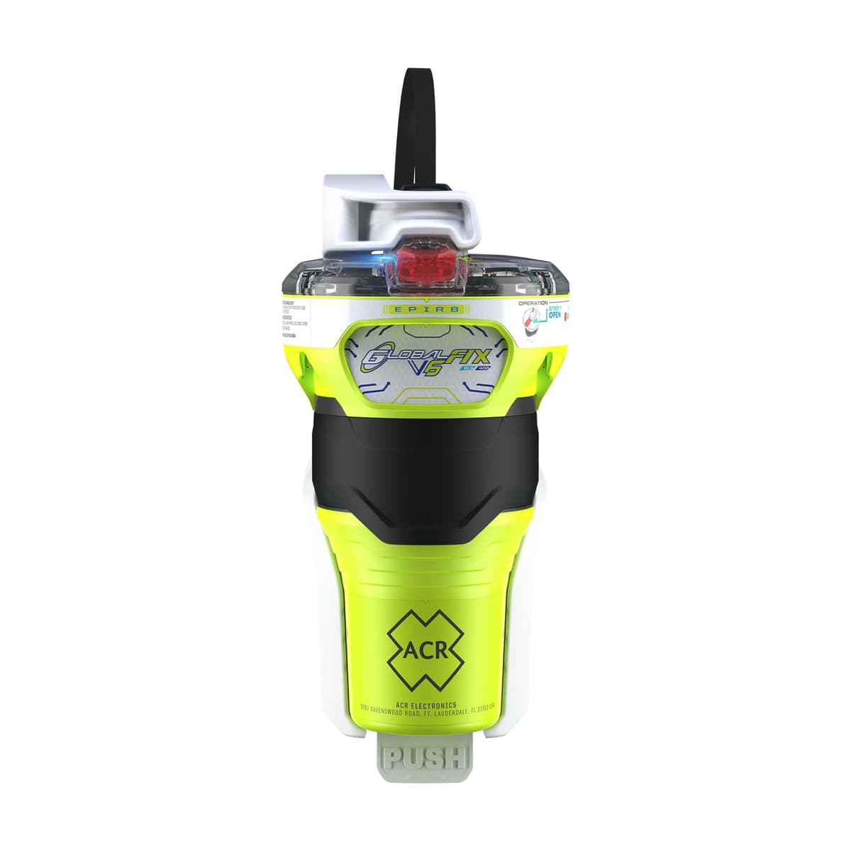 ACR GLOBALFIX V6 PLB/EPIRB con RLS, cobertura global y app móvil (CAT 2) RLB-43