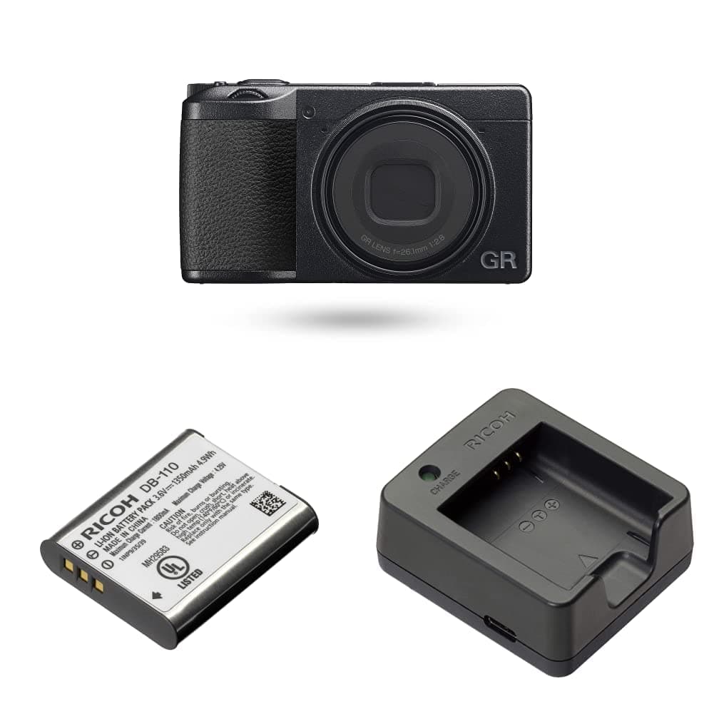 Ricoh GR IIIx Cámara Compacta Digital Negra con Batería Recargable DB-110