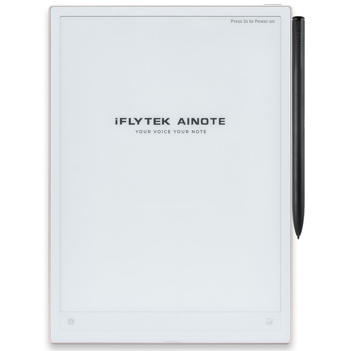 iflytek AINOTE 2, 10.65" Tablet E-Ink impulsada por ChatGPT-5, tablet de escritura para toma de notas AI ultradelgada de 4.2 mm, admite voz a texto, conversión de escritura a mano, transcripción en 16 idiomas para trabajo/reuniones/estudio AINOTE Air 2
