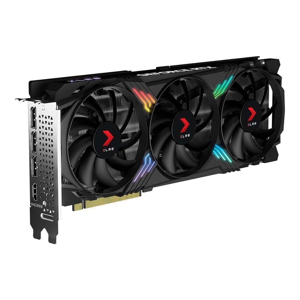 PNY GeForce RTX 4070 Super 12GB XLR8 Verto Epic-X RGB OC Triple Fan VCG4070S12TFXXPB1-O