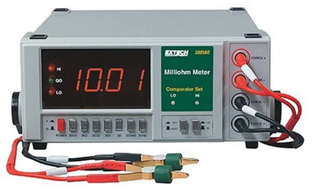 Extech 380560 Milliohm Meter 4-Wire Alta Precisión