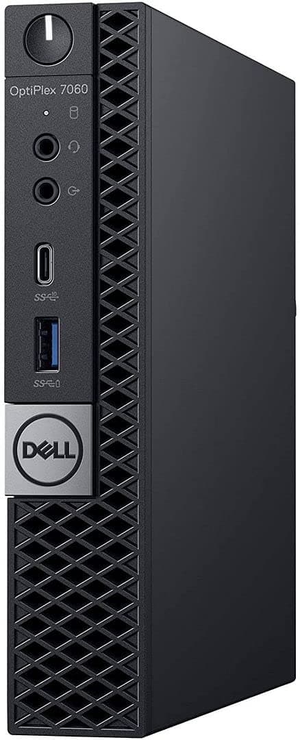 Dell Optiplex 7060 Micro MFF Desktop PC Intel i7-8700T 6 núcleos 2.40GHz 32GB DDR4 Nuevo 1TB M.2 NVMe SSD WiFi Bluetooth HDMI Teclado y Mouse Nuevos Windows 11 Pro (Reacondicionado) PC-DL-OPTIPLEX_7060-Micro-i7-2-32-1000SS