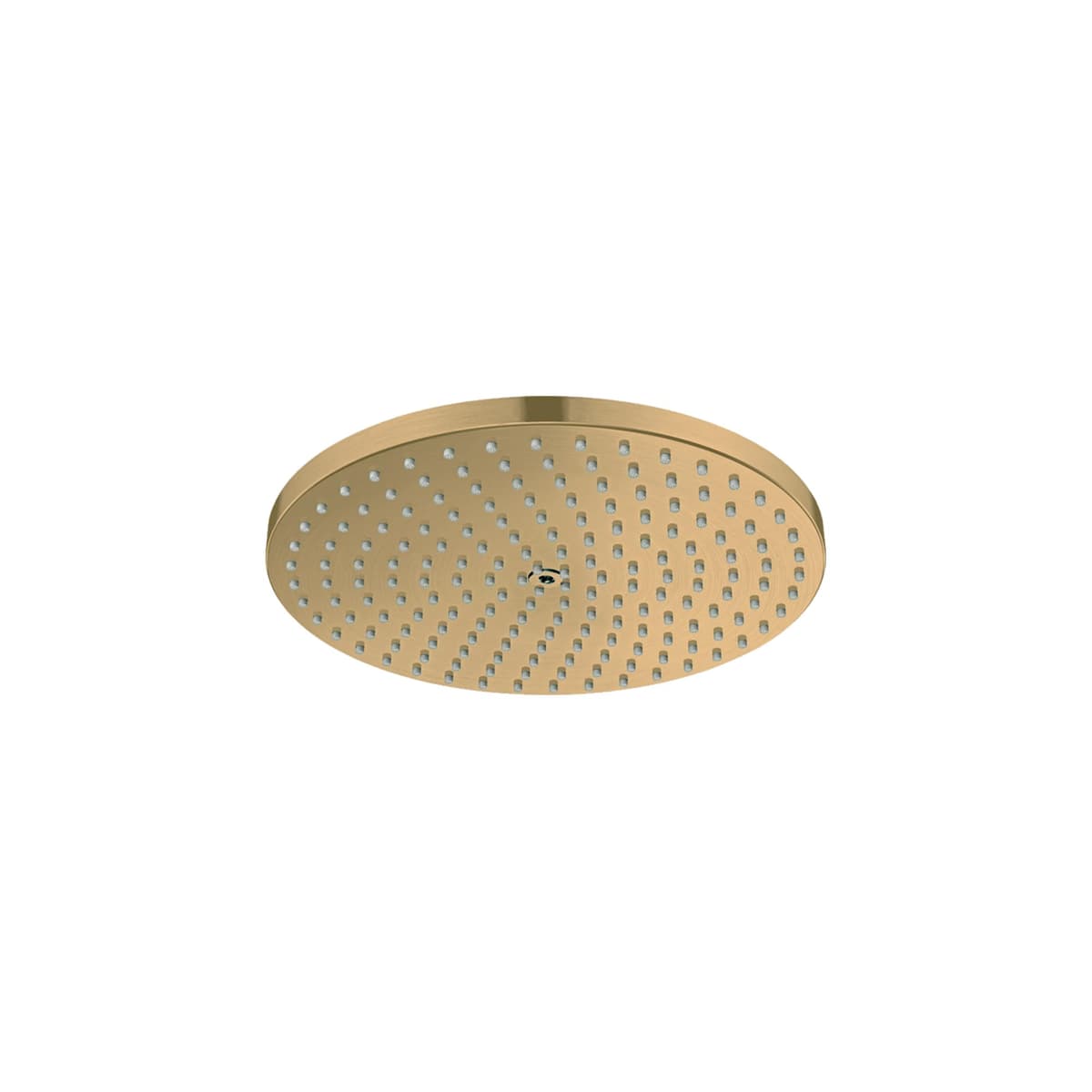 hansgrohe Raindance S Ducha fija 9" PowderRain con QuickClean en Brushed Gold Optic, 27624251