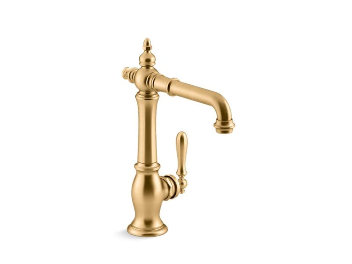 Kohler Artifacts Grifo de Barra Monomando K-99267-2MB, Vibrant Moderne Brushed Brass