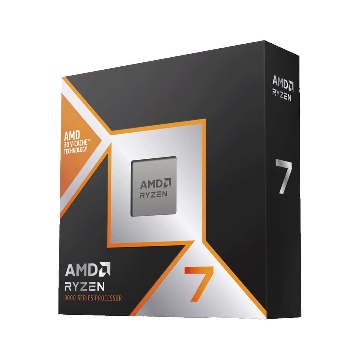 AMD CPU Ryzen 7 9800X3D, sin cooler AM5, 4.7 GHz, 8 núcleos/16 hilos, 104 MB, 120W, vendedor autorizado, 100-100001084WOF/EW-1Y