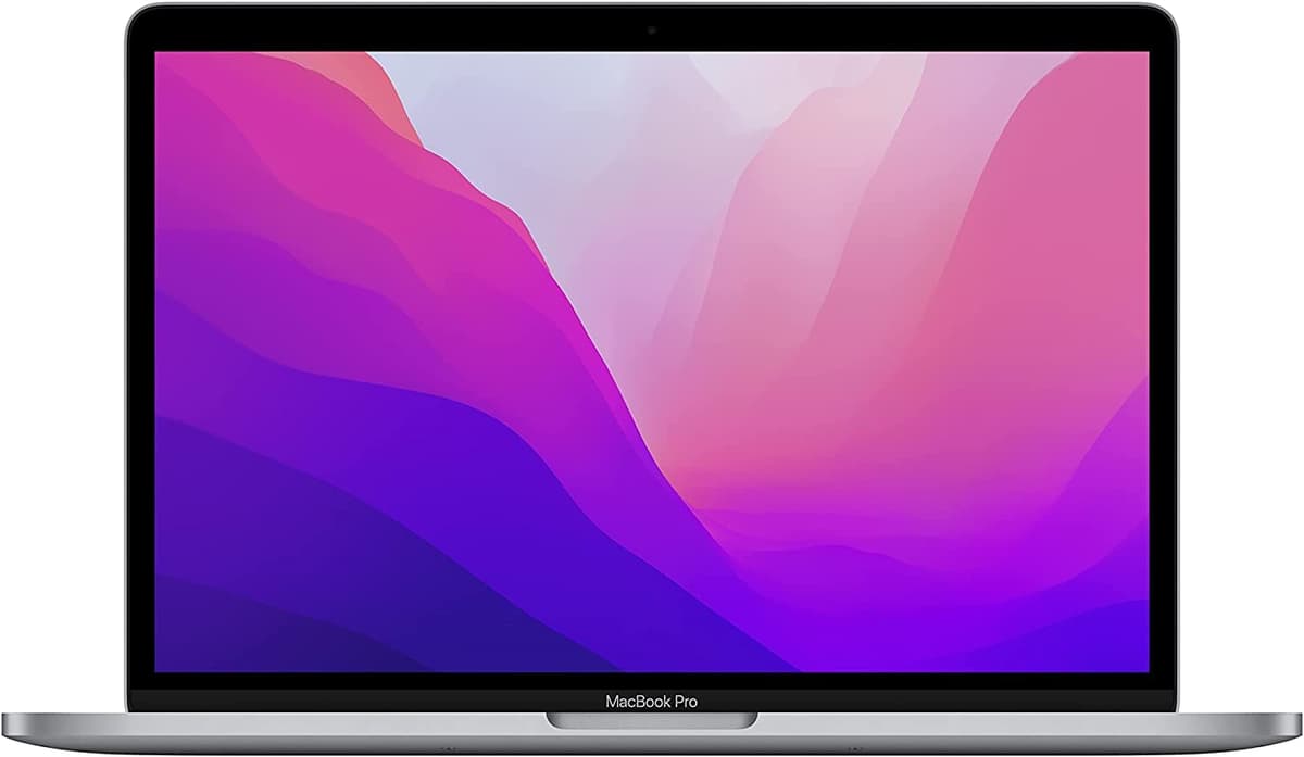 MacBook Pro de Apple 2022 con chip Apple M2 (13 pulgadas, 8 GB RAM, 256 GB SSD) (QWERTY inglés) Gris espacial (reacondicionado) MNEH3LL/A