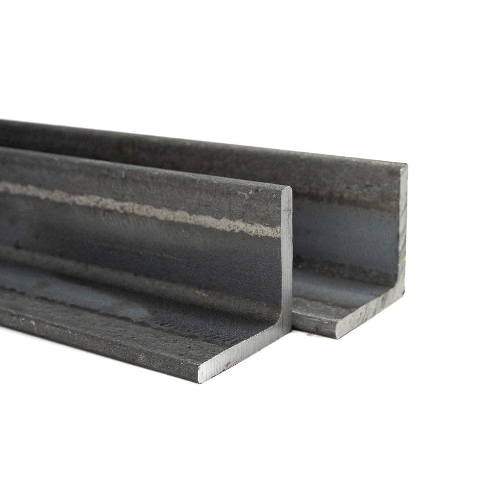 MSP Metals Acero laminado en caliente ASTM A36 ángulo 6" x 6" x 0, 75" espesor de pared, longitud cortada 12", patas iguales, carbono bajo para soportes estructurales, marcos, refuerzos y fabricación HRAN6.000X6.000X0.750_12_0
