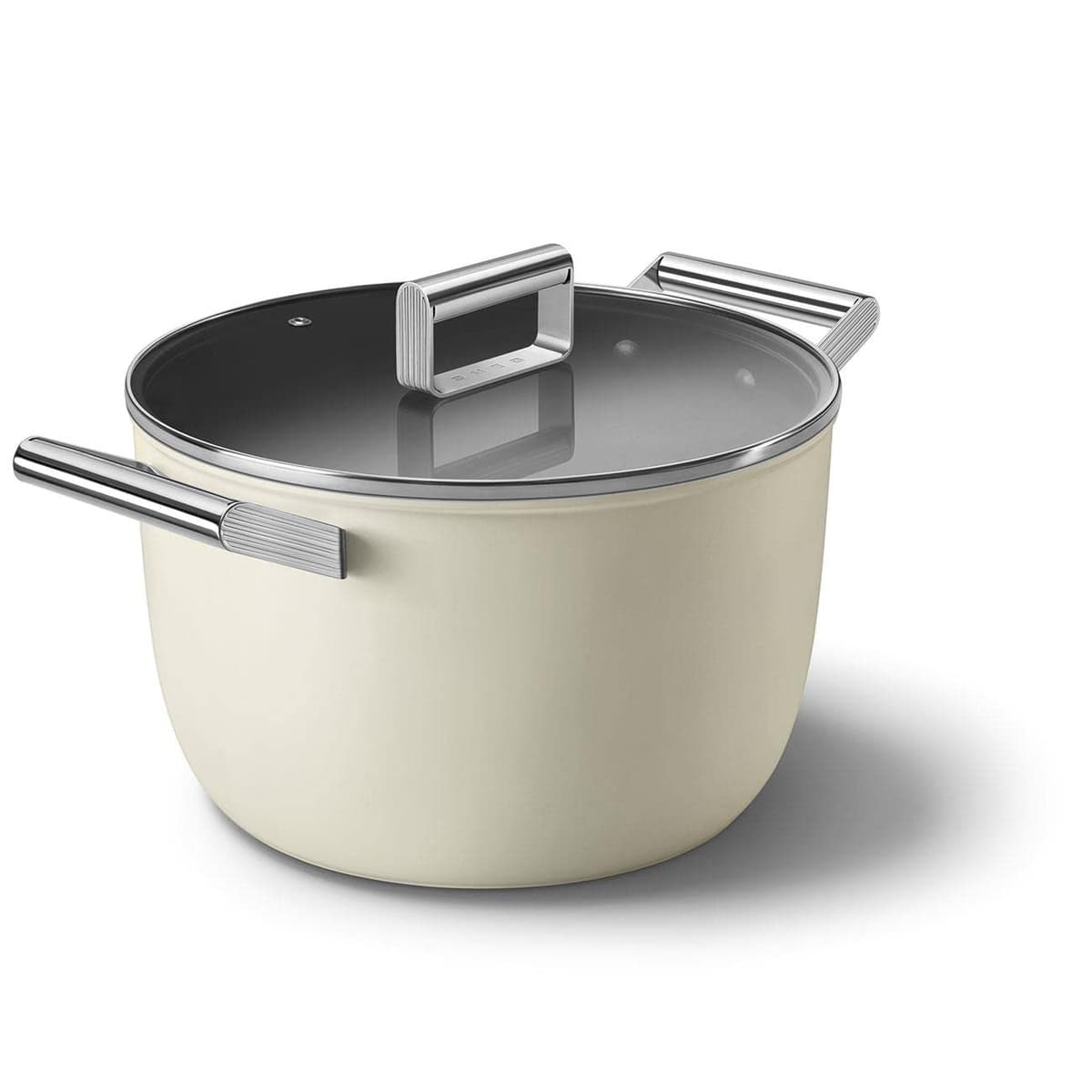 Smeg CKFC2611CRM Cacerola 26cm Cream con Tapa