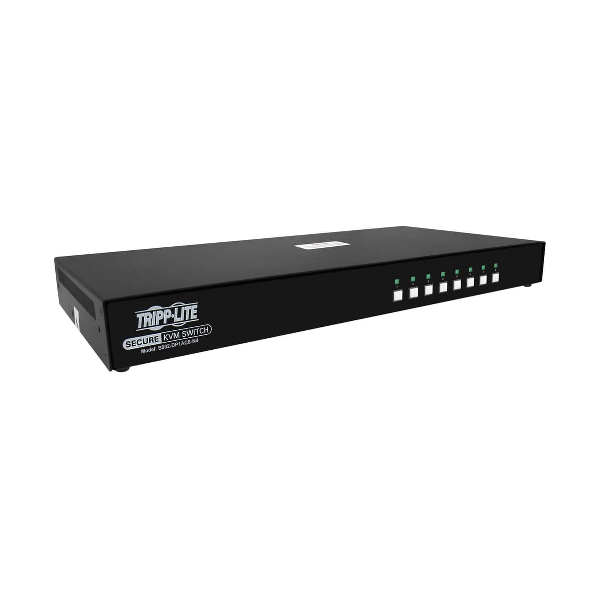 Tripp Lite KVM Switch Seguro 8 Puertos DisplayPort NIAP PP4.0 CAC, 4K@30Hz, TAA, 3 Años B002-DP1AC8-N4