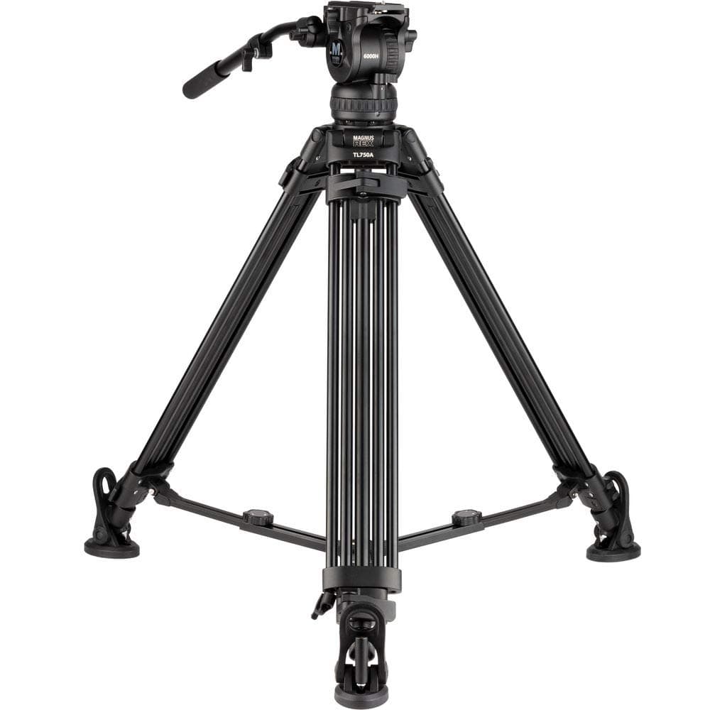 Magnus REX VT-6000 Trípode de video de 2 etapas con cabeza fluida