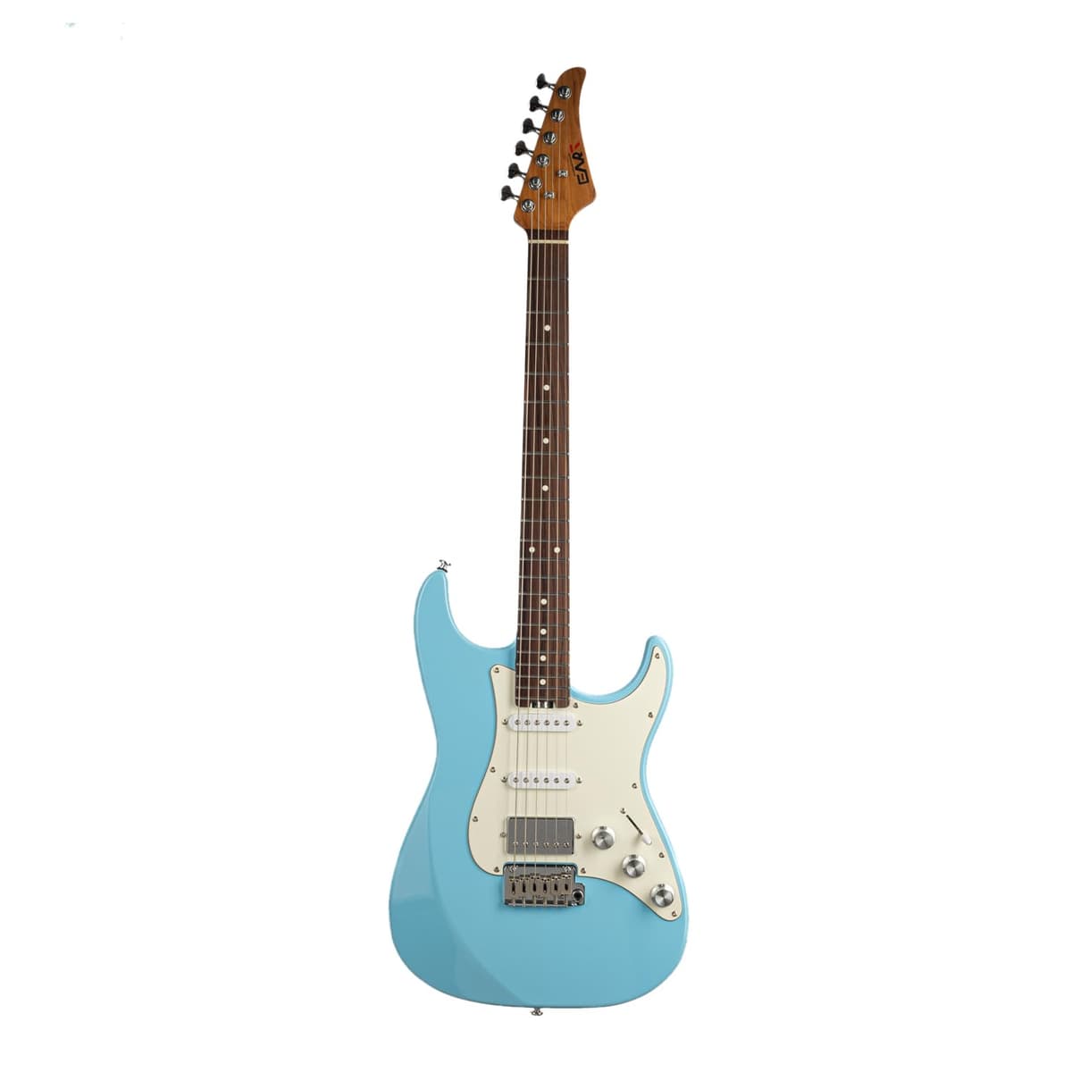 EART CP.1 Guitarra Eléctrica 6 Cuerdas HSS con 22 Trastes, Mástil de Maple Tostado OS-139