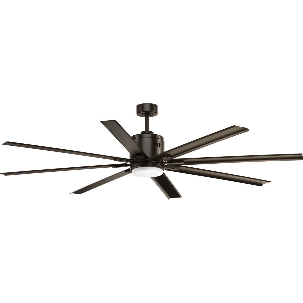 Progress Lighting Vast Collection Ventilador de techo moderno de 72 pulgadas, 8 aspas, bronce P2550-2030K