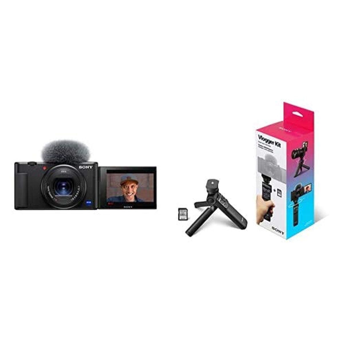 Cámara Sony ZV-1 para Creadores y Vloggers con Kit de Vlogger