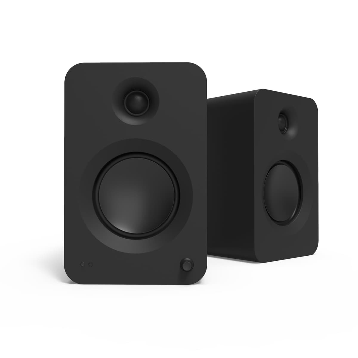 Kanto REN 200W Powered Speaker System con HDMI ARC para TV y Home Theater | USB-C y Bluetooth 5.3 | Filtros High/Low | Par | Negro Mate KO-RENMB-I