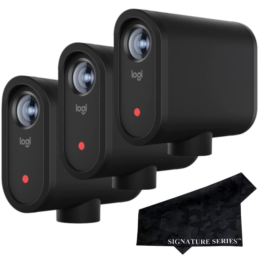 Certified Brands Mevo Start 3-Pack - 3 Cámaras Wireless 1080p para Streaming Multicámara + Paño de microfibra 3 961-000500