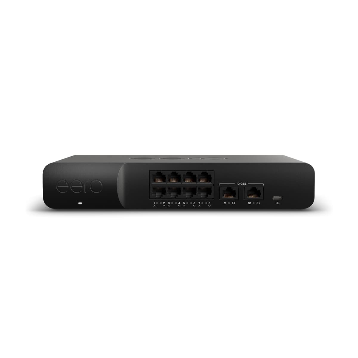 Amazon eero Pasarela PoE - Router eero de 10 puertos y switch PoE (dos puertos 10 GbE, ocho puertos PoE 2.5 GbE) 53-028327