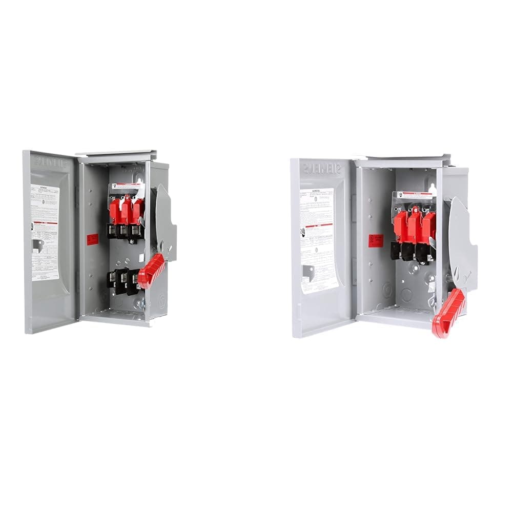 Siemens Bundle: Safety Switches 30A Fused y Non-Fused, 3 polos 600V