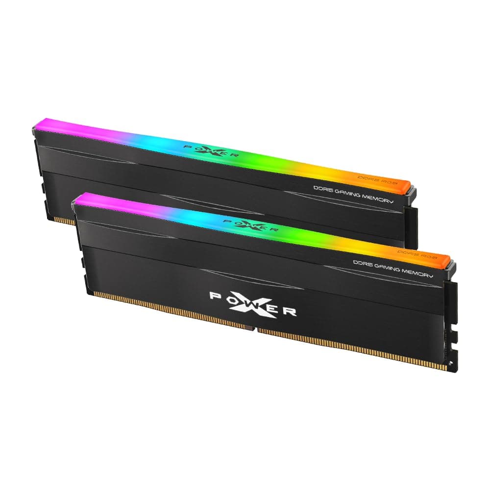 Silicon Power DDR5 64GB (2x32GB) Zenith RGB 6000MT/s CL30 UDIMM SP064GXLWU60AFDF