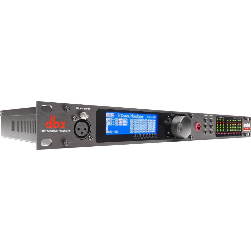 dbx DriveRack 260 Sistema de Gestión de Parlantes 2x6 I/O (Crossover, EQ Gráfico, EQ Paramétrico, Auto-EQ y Limitador)