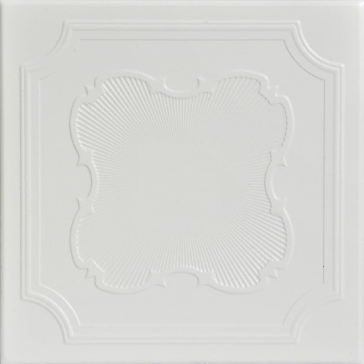 À LA MAISON CEILINGS R74 Coronado Baldosa de espuma para techo pegable (384 sq. ft./Case), Pack de 144, Dove White R74dw-144