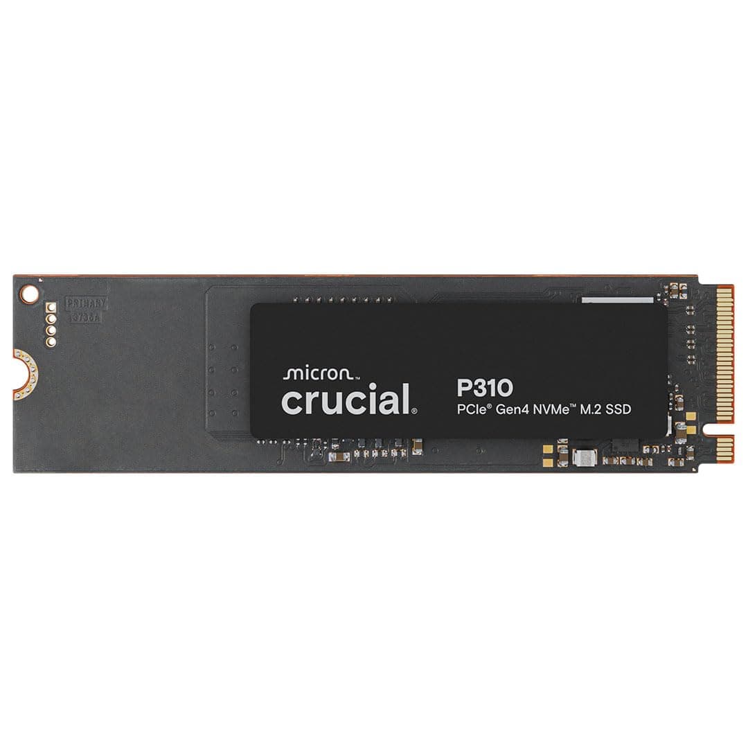 Crucial P310 SSD 4TB, PCIe Gen4 NVMe M.2 2280, hasta 7.100 MB/s, para laptop, escritorio (PC) y consolas de mano para juegos, incluye software Acronis Data Recovery, unidad de estado sólido - CT4000P310SSD801