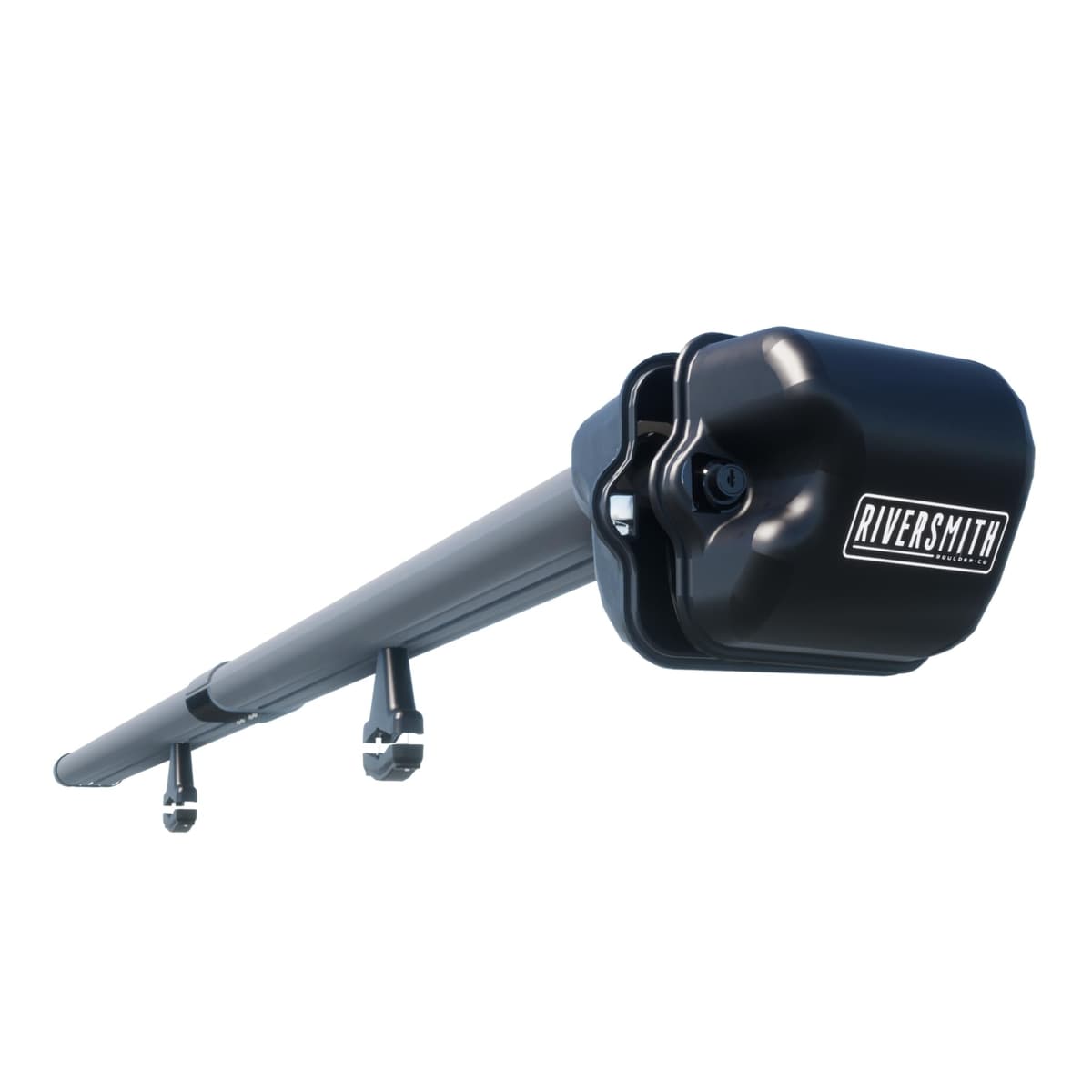 RiverSmith River Quiver 2-Banger Portacañas Techo para 2 Cañas con Caja Cerradura 10ft4in RS00851-01GM