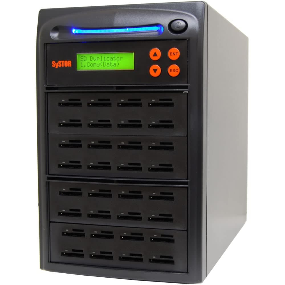 Systor 1:31 SD/microSD Card Duplicator - Copia y borra tarjetas SD de forma independiente (SYS-SD-31)