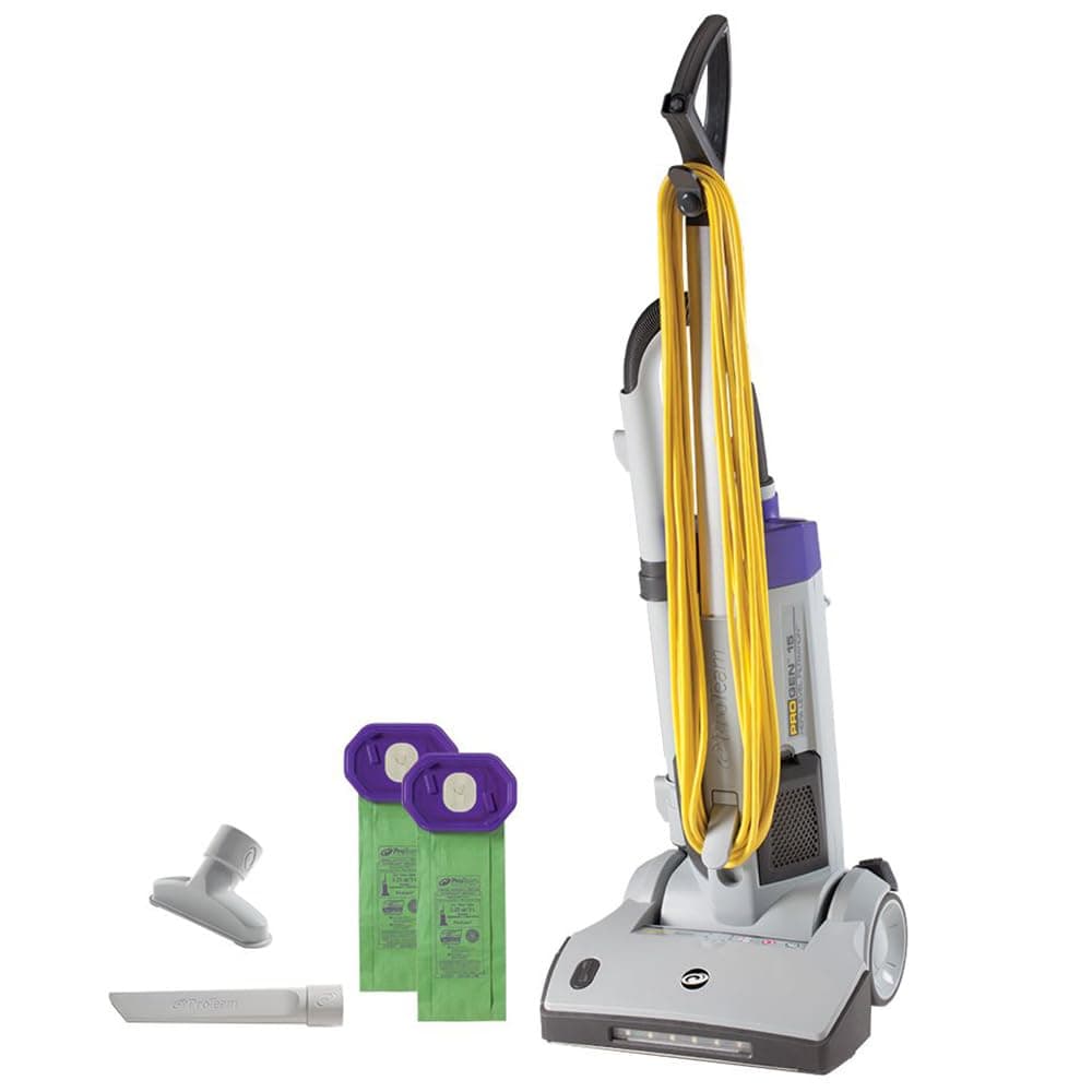 ProTeam ProGen 15 Aspiradora Comercial Vertical 15" con Filtración HEPA 107330